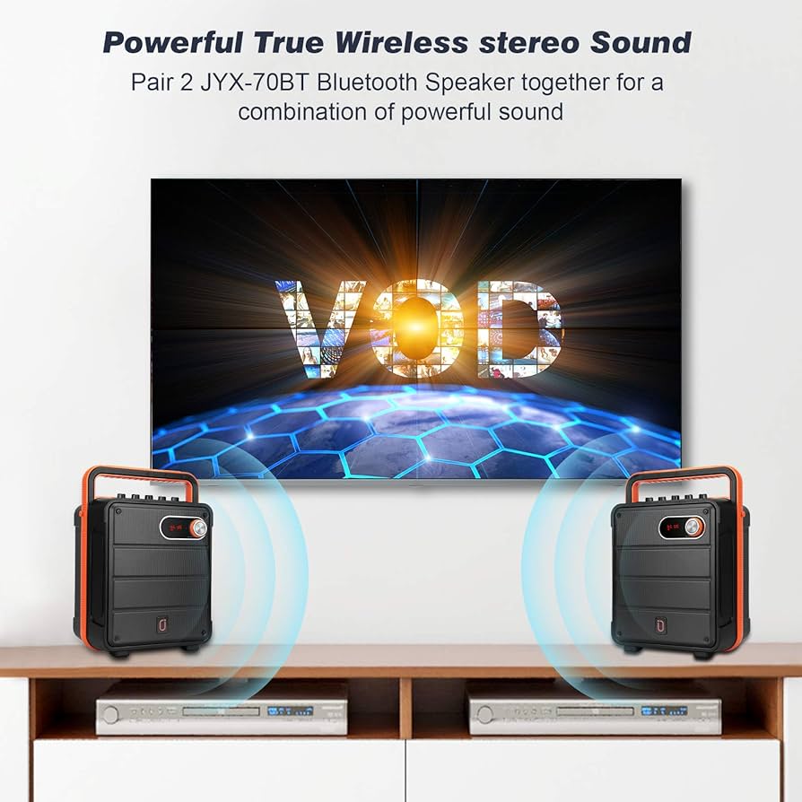 Amazon | JYX ワイヤレスマイク スピーカーセット 拡声器